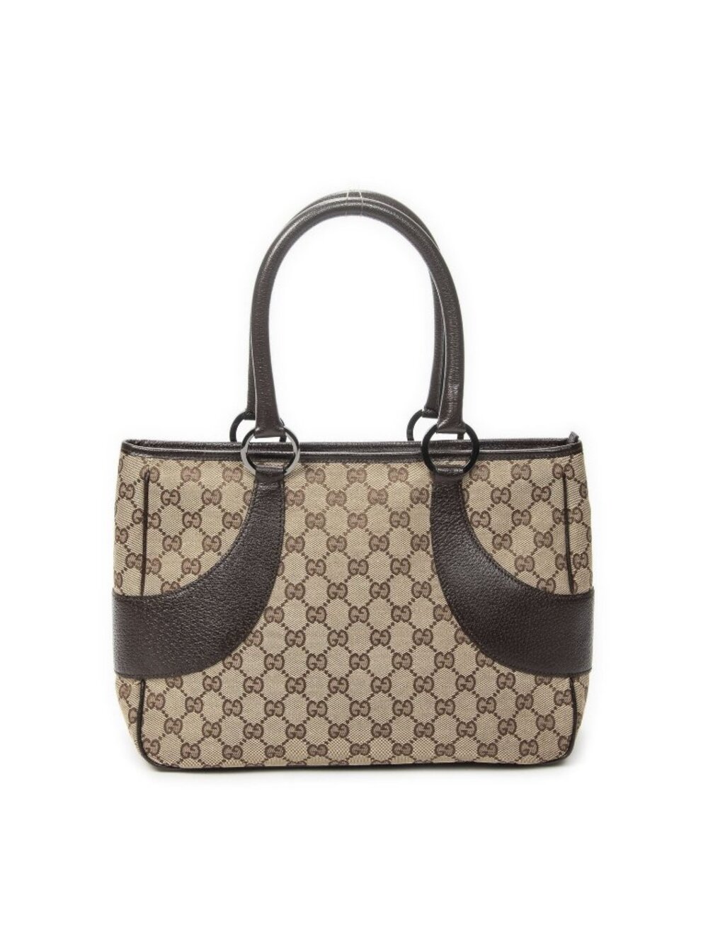 Gucci Tote Beige Brown GG Canvas